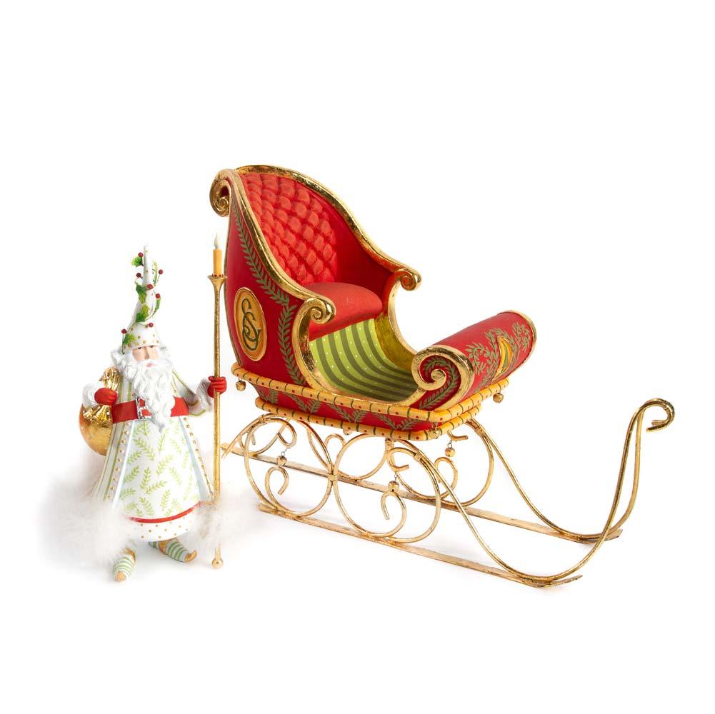 Dash Away Candlelight Santa Figure by Patience Brewster Quirks!