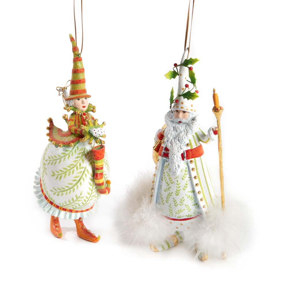 Dash Away Candlelight Santa Ornament by Patience Brewster Quirks!