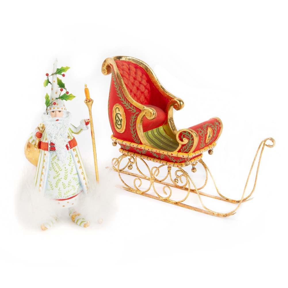 Dash Away Candlelight Santa Ornament by Patience Brewster Quirks!