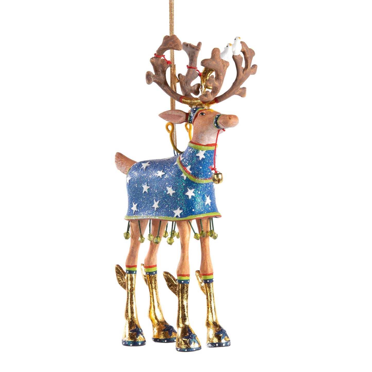 Dash Away Comet Reindeer Ornament by Patience Brewster Quirks!