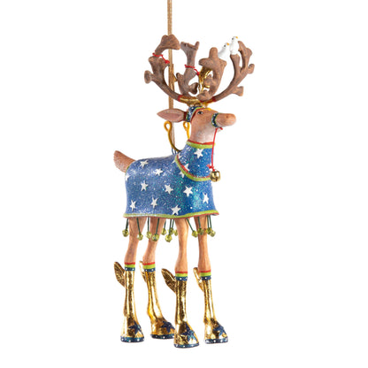 Dash Away Comet Reindeer Ornament by Patience Brewster Quirks!