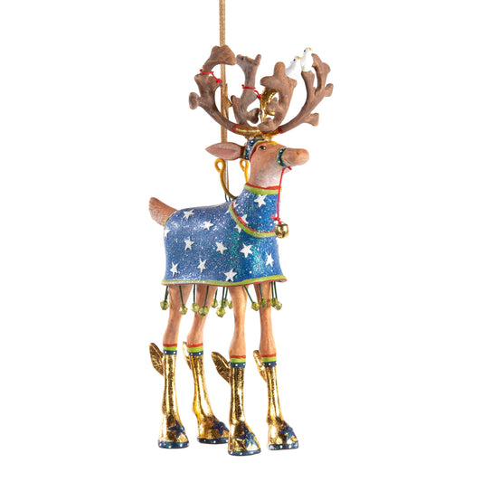 Dash Away Comet Reindeer Ornament by Patience Brewster Quirks!