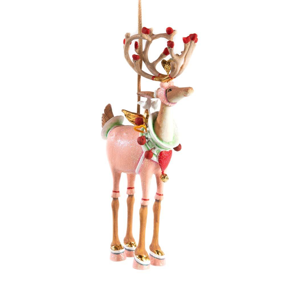 Dash Away Cupid Reindeer Ornament by Patience Brewster Quirks!