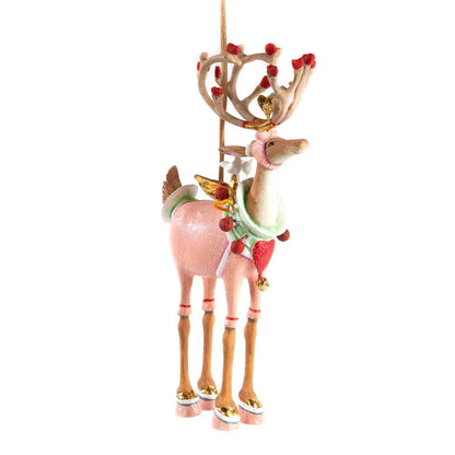 Dash Away Cupid Reindeer Ornament by Patience Brewster Quirks!