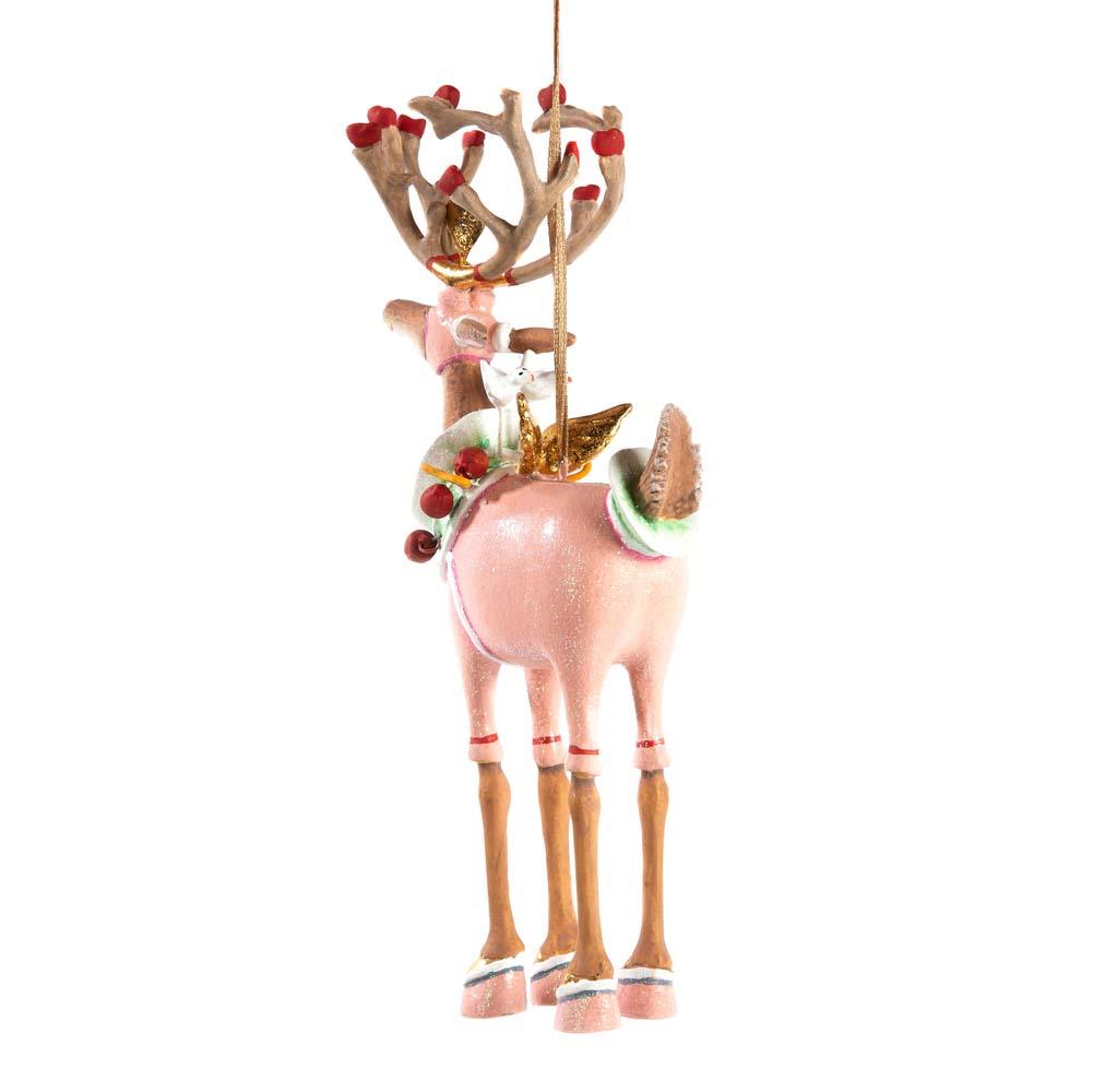 Dash Away Cupid Reindeer Ornament by Patience Brewster Quirks!
