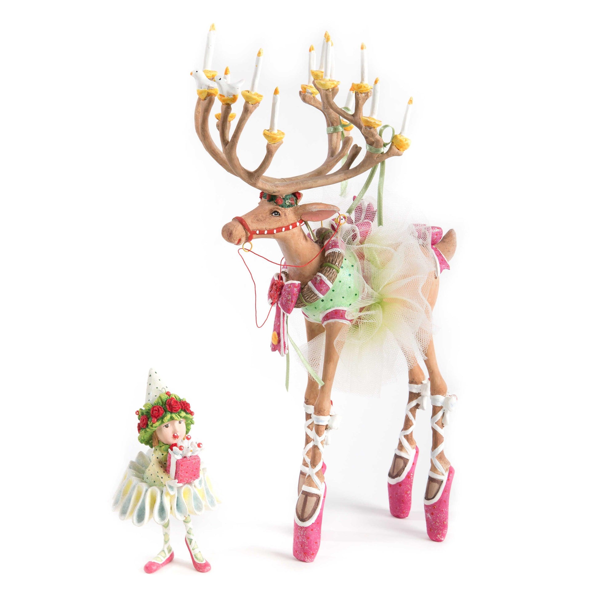 Dash Away Dancer Reindeer Figure by Patience Brewster Quirks!