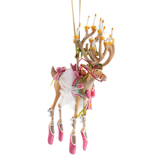 Dash Away Dancer Reindeer Ornament by Patience Brewster