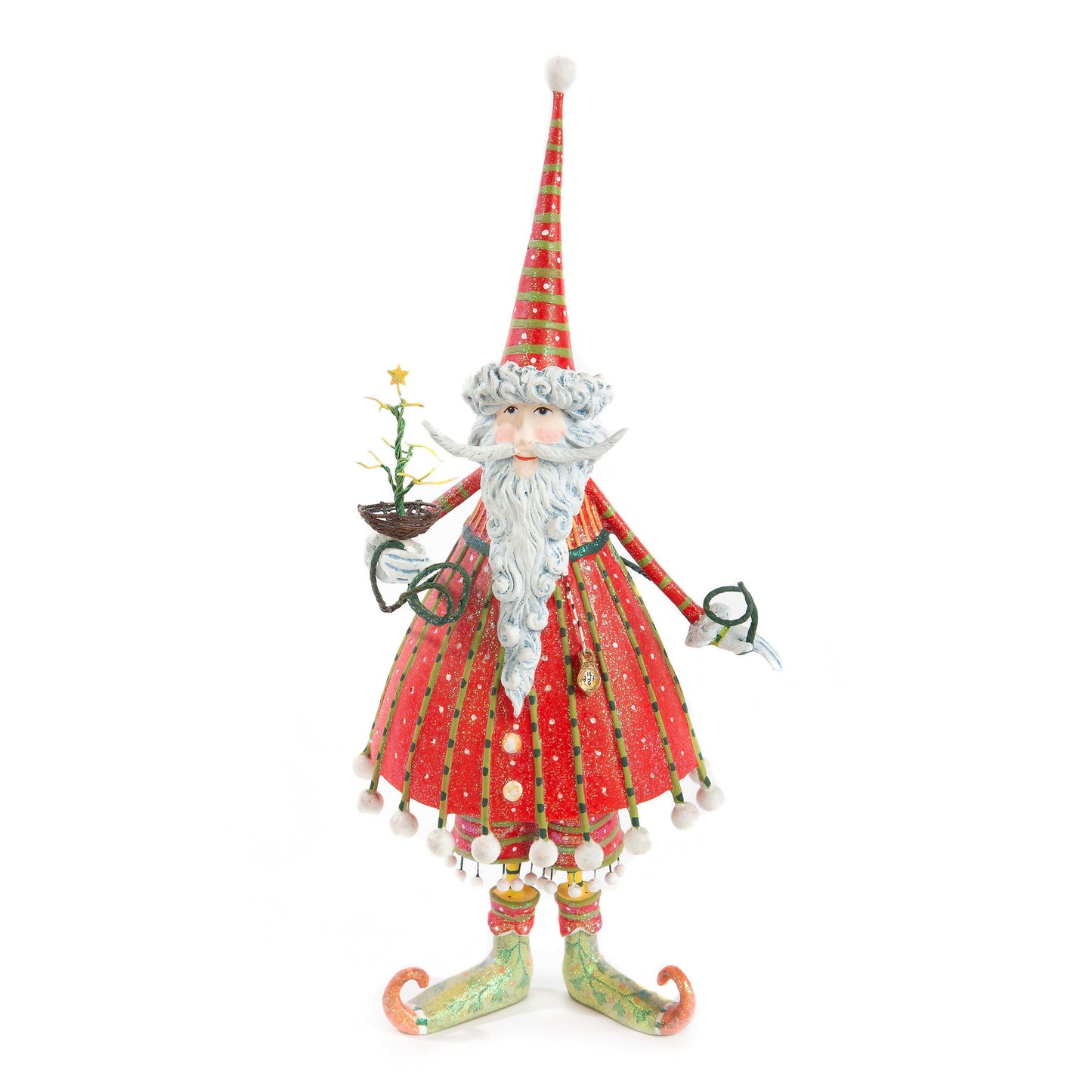 Dash Away Dashing Santa Figure by Patience Brewster Quirks!