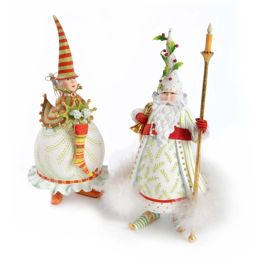 Dash Away Mrs. Santa Figure by Patience Brewster Quirks!