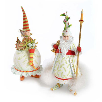 Dash Away Mrs. Santa Figure by Patience Brewster Quirks!