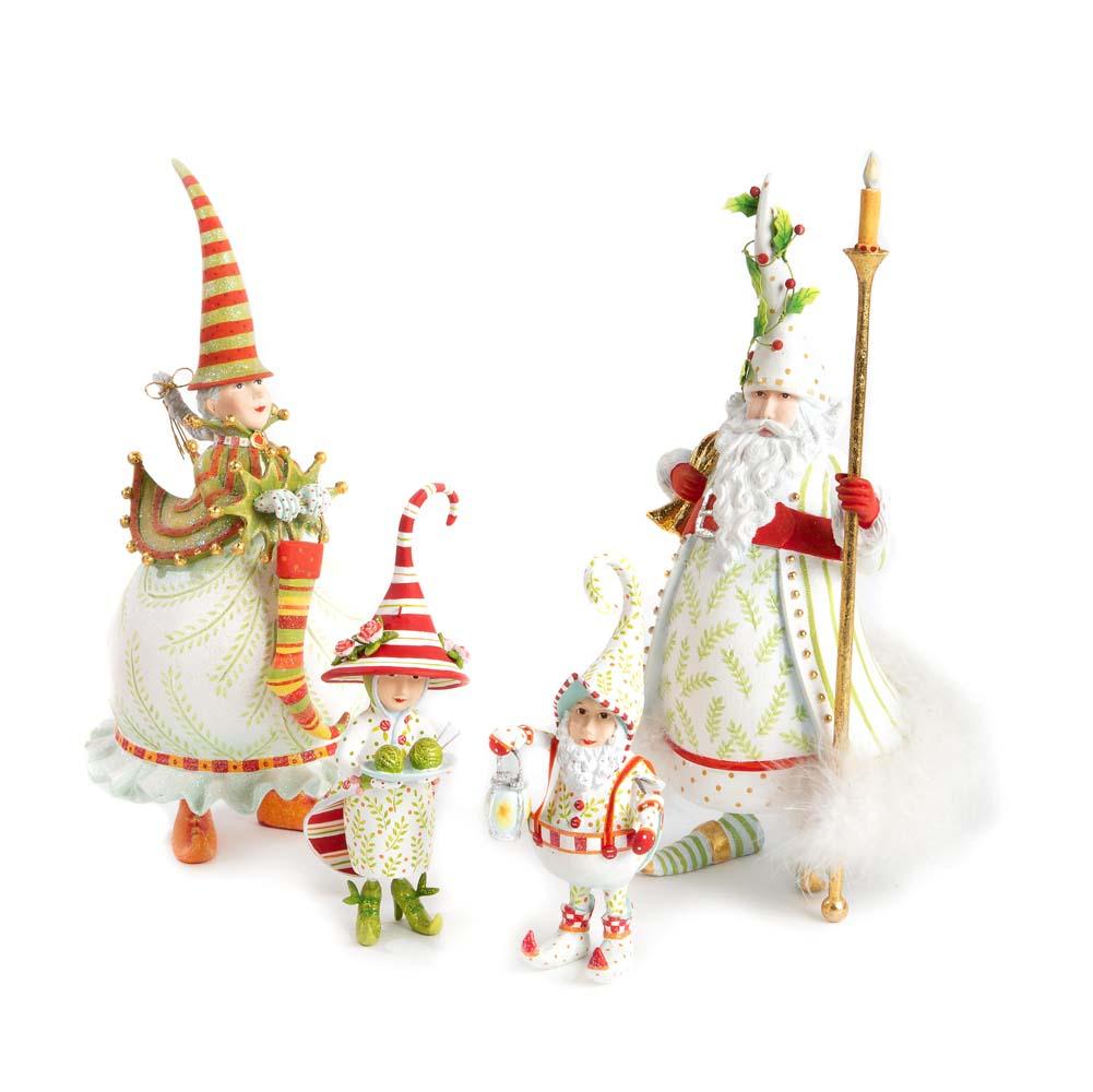 Dash Away Mrs. Santa Figure by Patience Brewster Quirks!