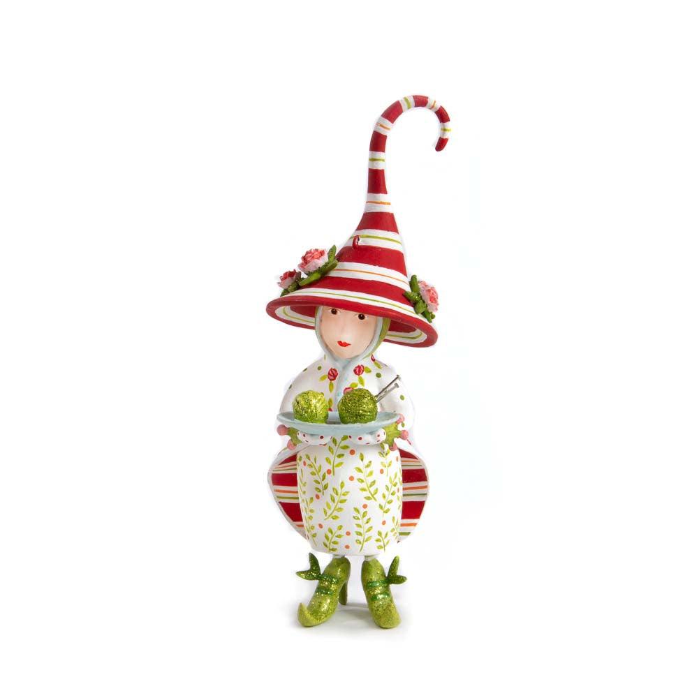 Dash Away Mrs. Santa's Elf Ornament by Patience Brewster Quirks!