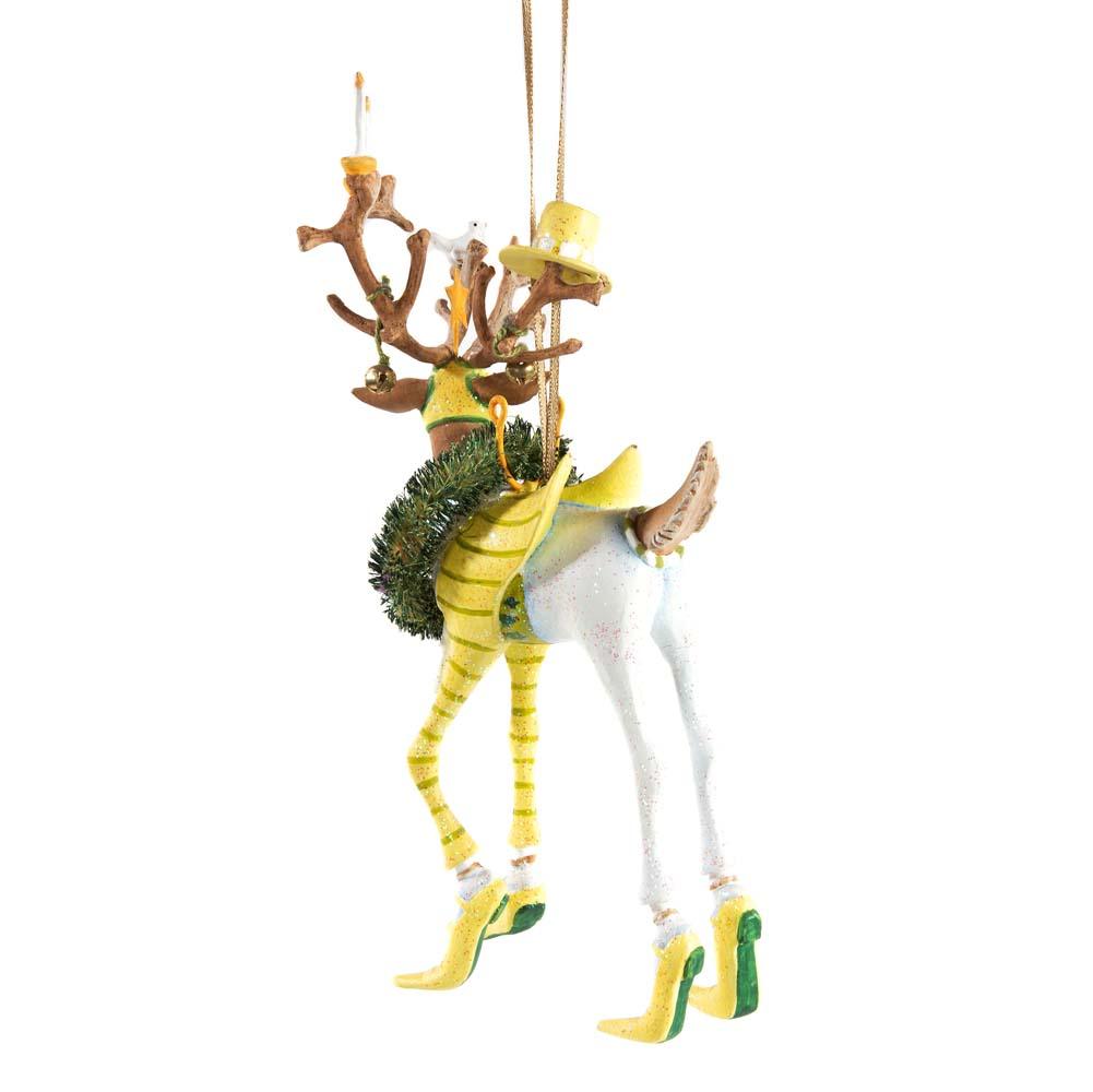 Dash Away Prancer Reindeer Ornament by Patience Brewster Quirks!