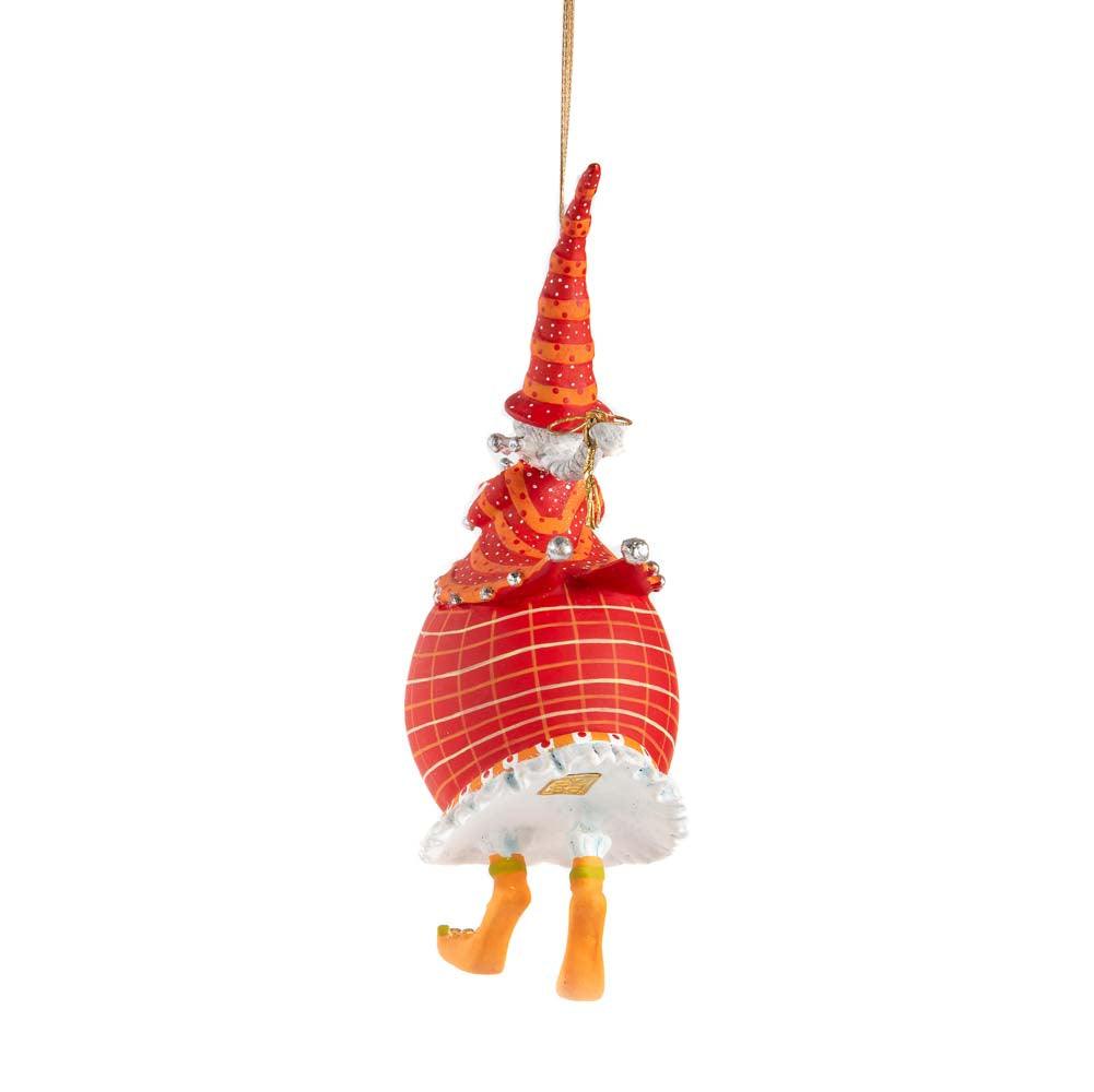 Dash Away Red Mrs. Santa Ornament by Patience Brewster Quirks!