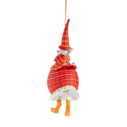 Dash Away Red Mrs. Santa Ornament by Patience Brewster Quirks!