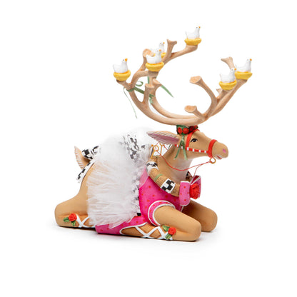 Dash Away Sitting Dancer Reindeer Figure by Patience Brewster Quirks!