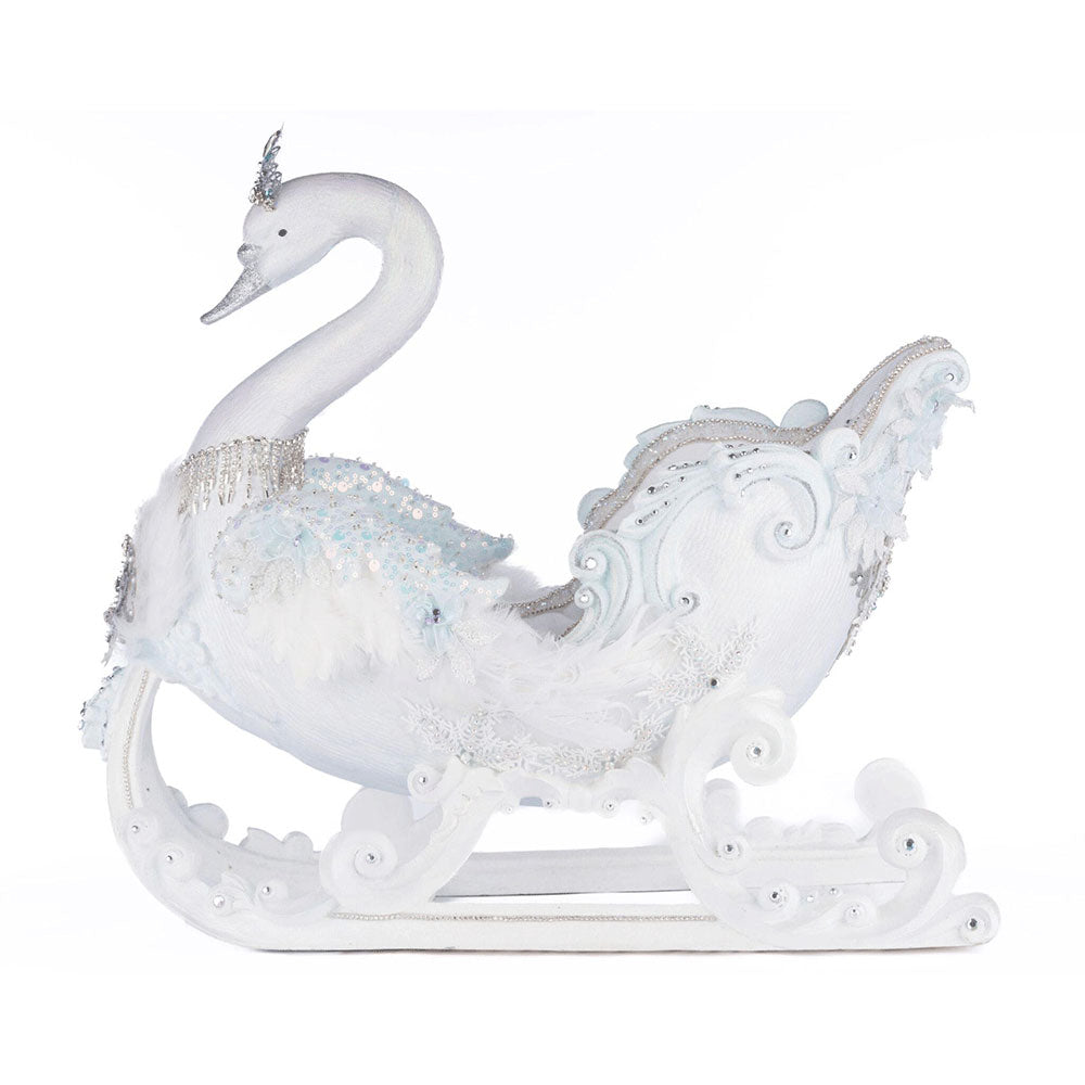 Dazzling Swan Sleigh by Katherine's Collection Quirks!