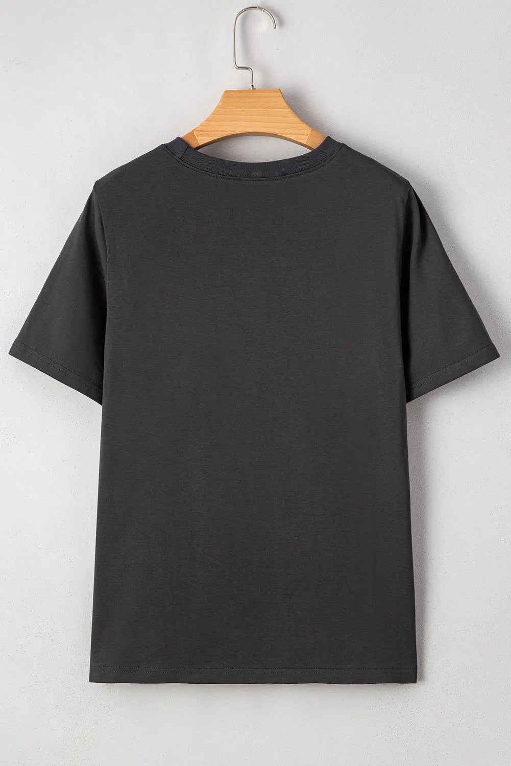Dark Grey RISE WITH THE SUN Graphic Tee Shewin