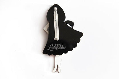 Death Girl Brooch by Laliblue