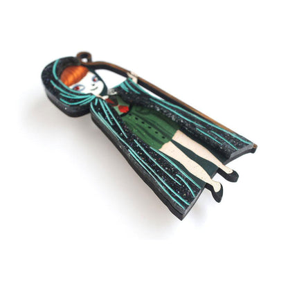 Death Scout Girl Brooch by Laliblue