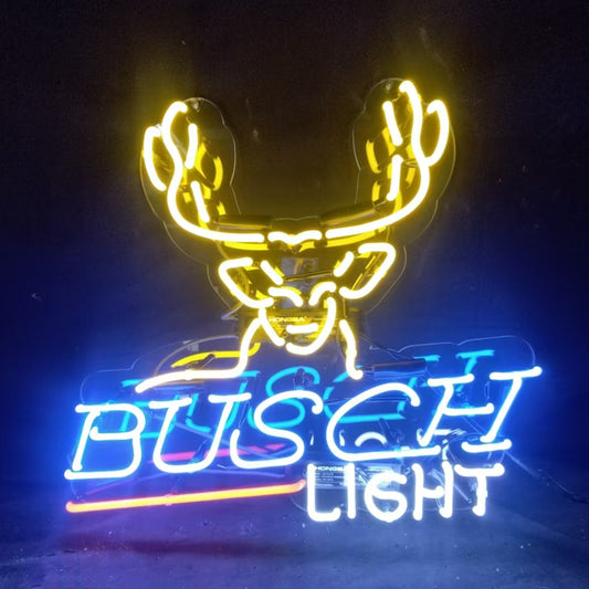 Deer Busch Light Beer Neon Signs Light Neon Signs Land