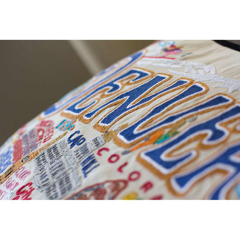 Denver Hand-Embroidered Pillow Quirks!