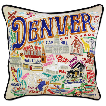 Denver Hand-Embroidered Pillow Quirks!