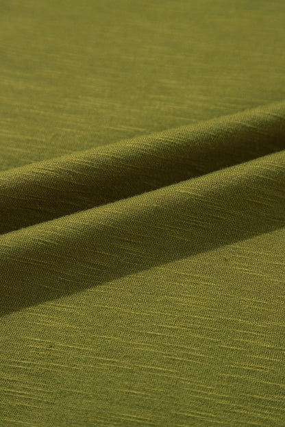 Black Floral Mesh Sleeve Fake Two-Piece Top