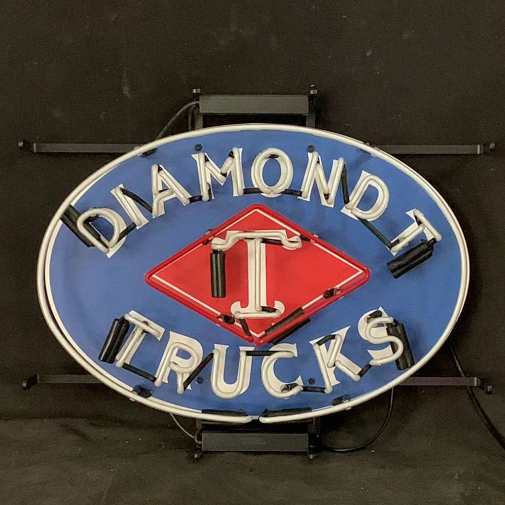 Diamond T Trucks Car Neon Signs Light Neon Signs Land