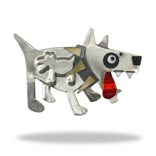 Dog Eat Dog Brooch by Chickenscratch Quirks!