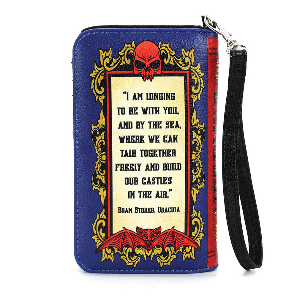 Dracula Colored Book Wallet Wristlet Quirks!