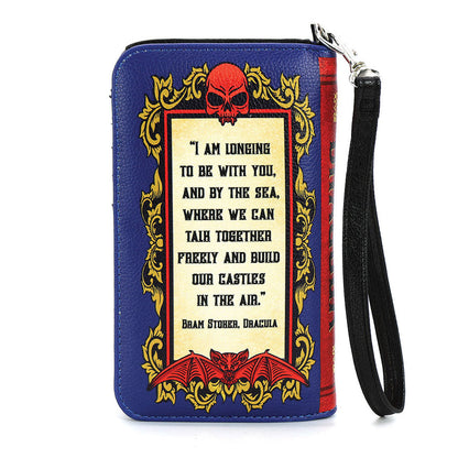Dracula Colored Book Wallet Wristlet Quirks!