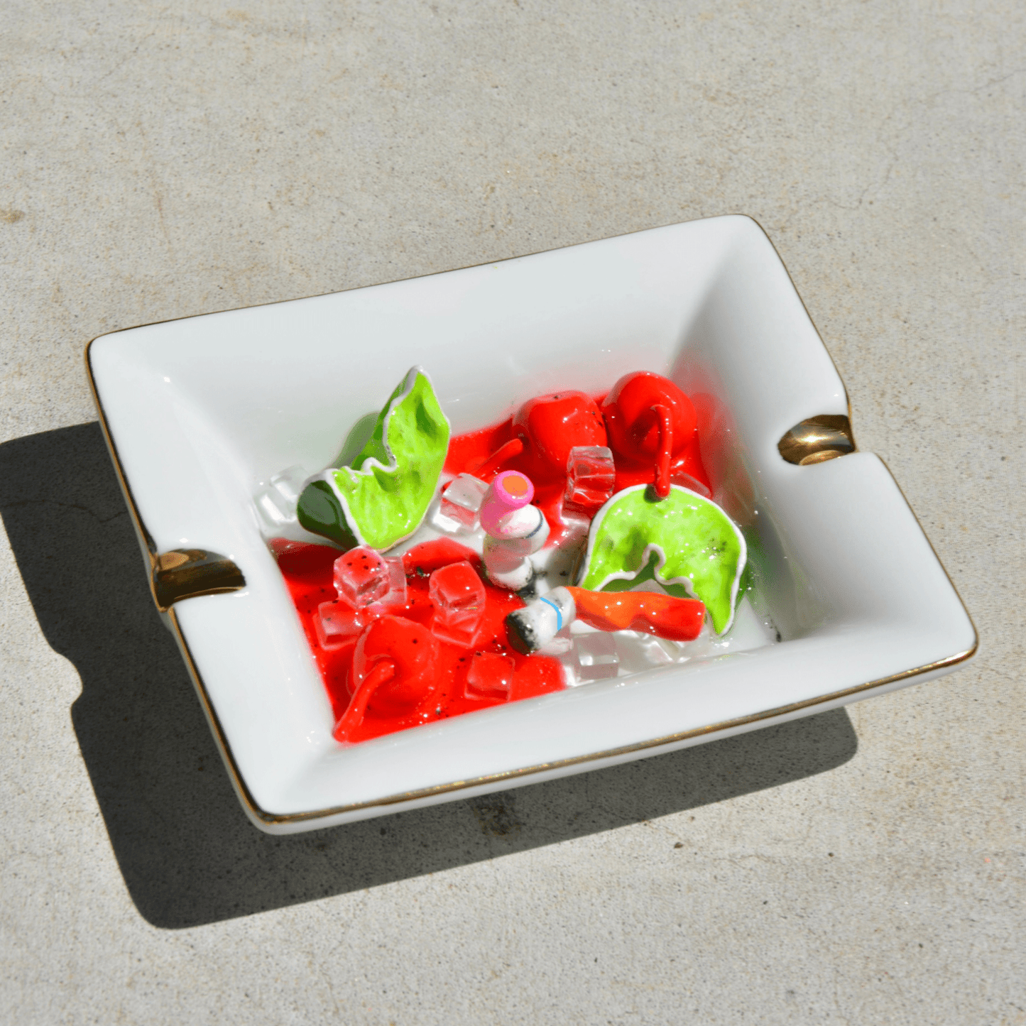 DRIVE-IN CHERRY LIMEADE ASHTRAY