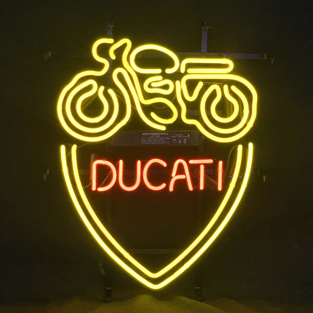 Ducati Motorcycle Neon Sign Light Neon Signs Land