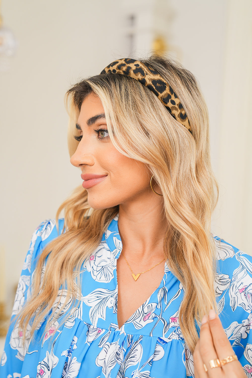 Thai Curry Leopard Print Headband