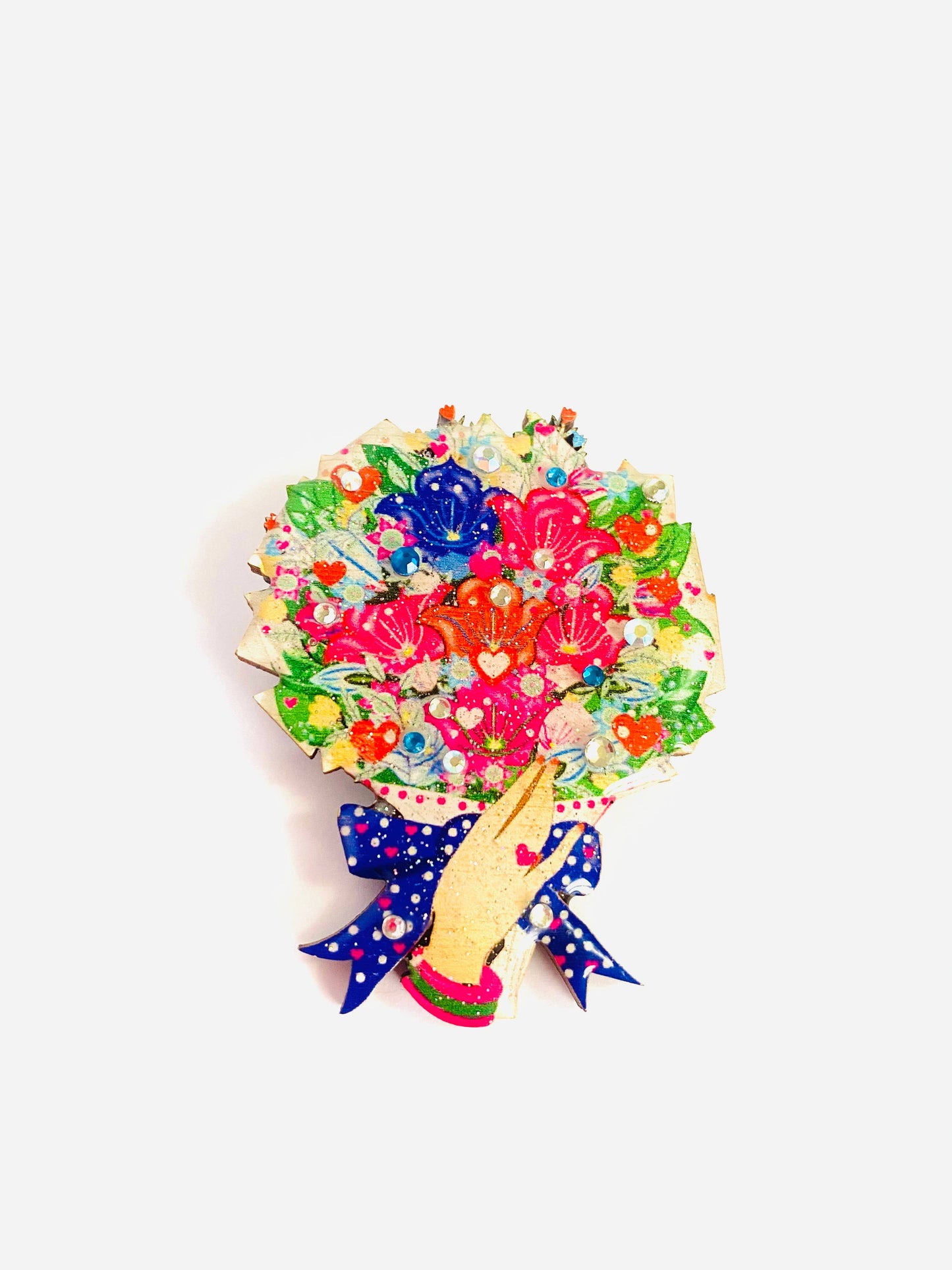 Bouquet of Flowers Brooch by Rosie Rose Parker Quirks!