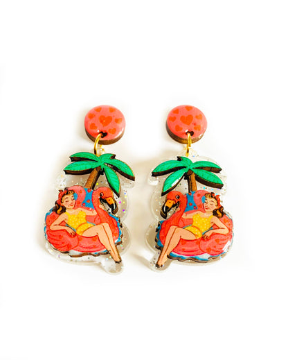 Frankie Tropicana Earrings by Rosie Rose Parker