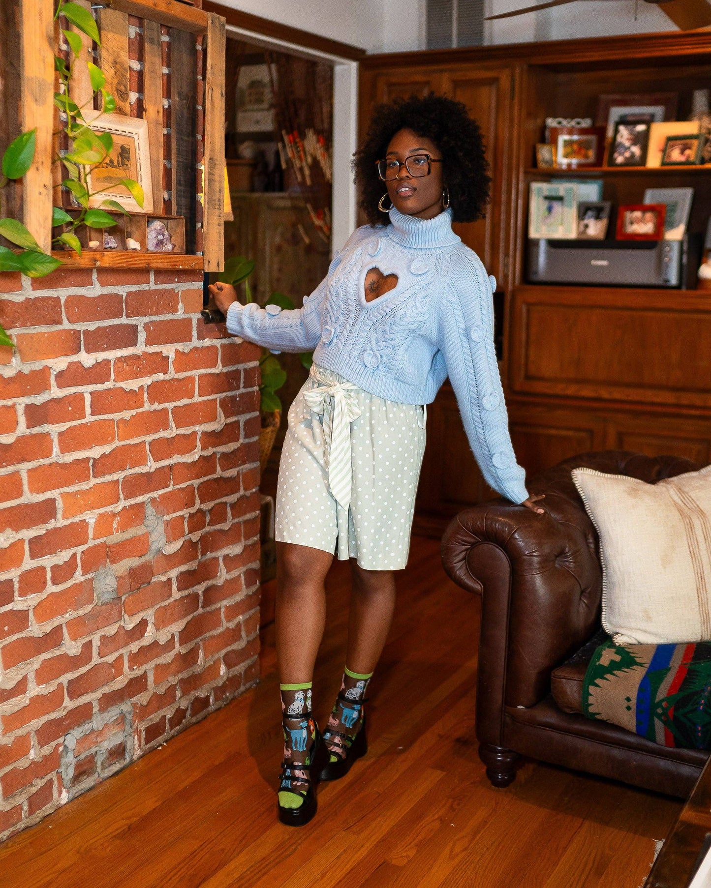 Dopamine Dogs Black Sheer Crew Sock Quirks!