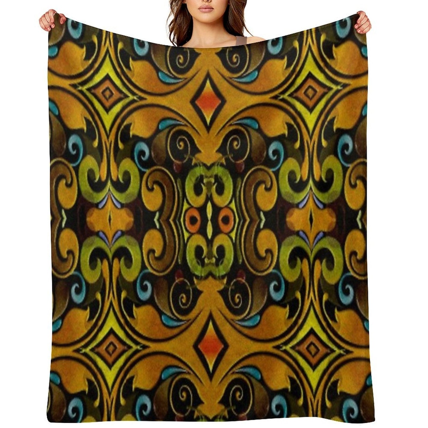 ABSTRACT-14.1 Throw Blanket