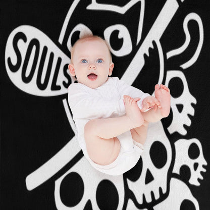 Cat Got Your Soul II Throw Blanket