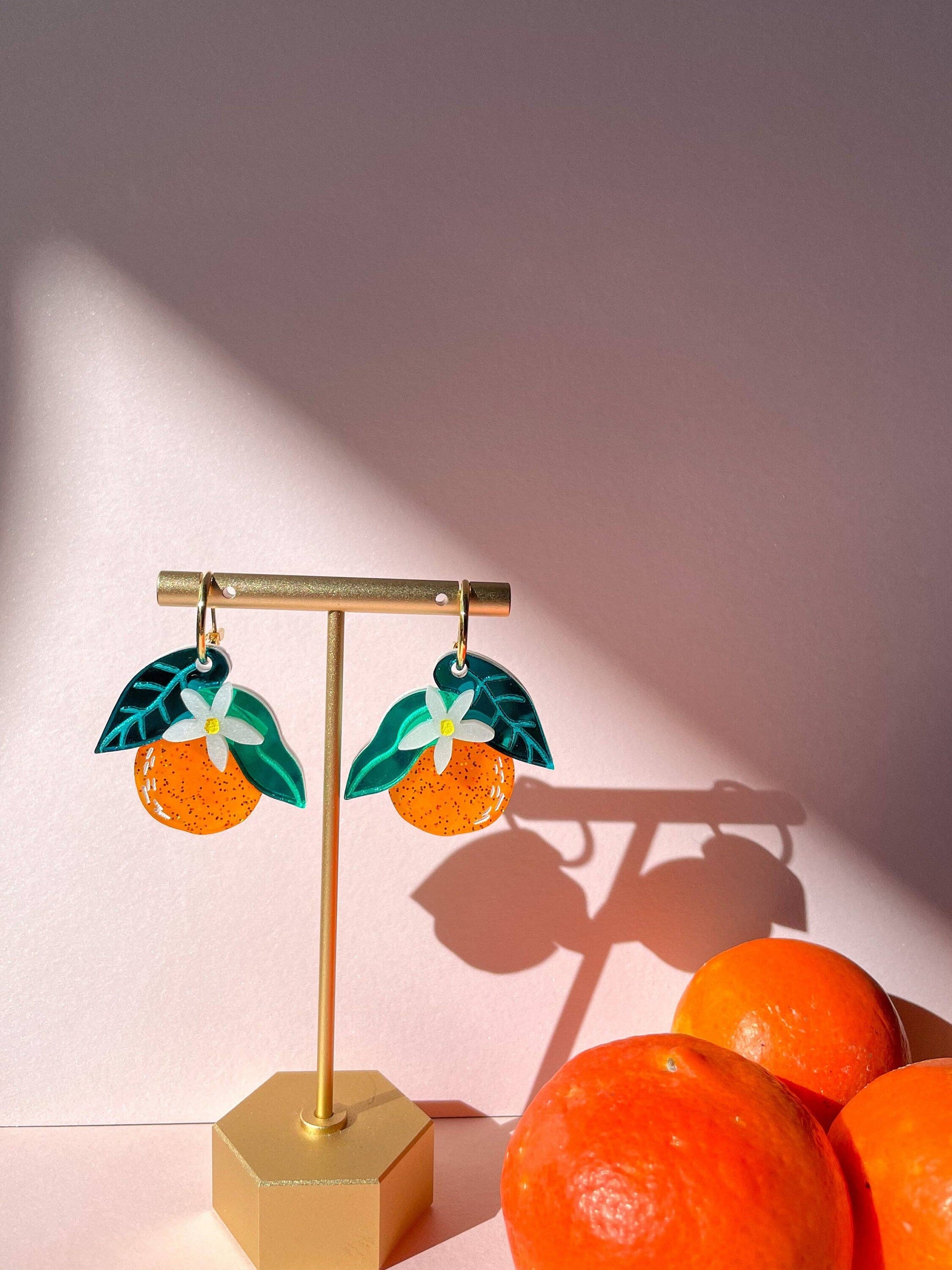 Orange Dangle Earrings Quirks!