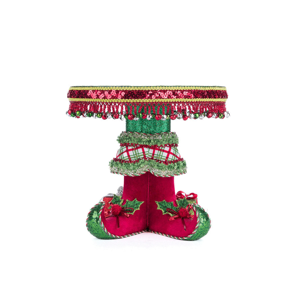 Elf Boots Cake Plate by Katherine's Collection Quirks!