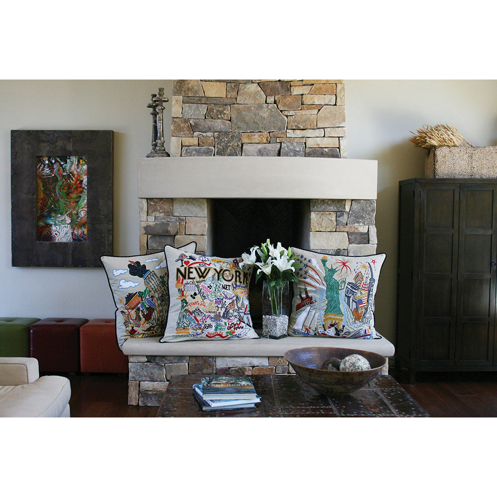 Empire State Hand-Embroidered Pillow Quirks!