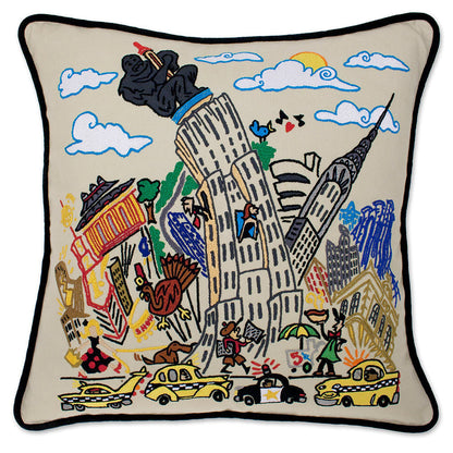 Empire State Hand-Embroidered Pillow Quirks!