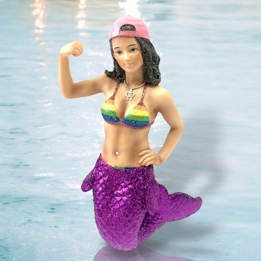 RETIRING Empowered Mermaid Ornament by December Diamonds Quirks!