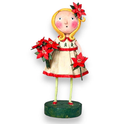 Etta Poinsettia Christmas Figurine by Lori Mitchell Quirks!