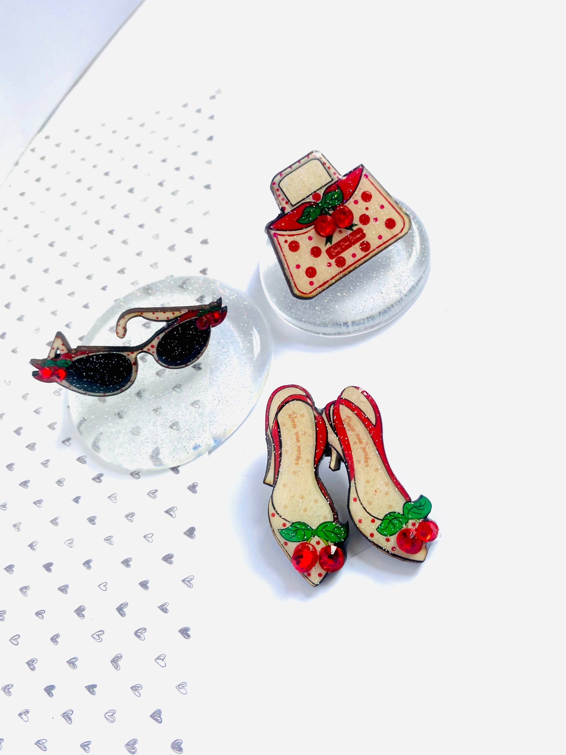 Retro 50s Sunglasses Pin by Rosie Rose Parker Quirks!