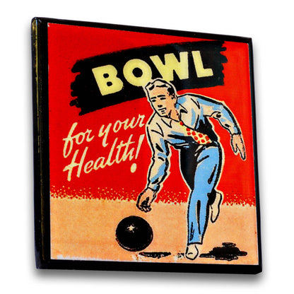 Lets Bowl!  Vintage Bowling Coaster Set Quirks!