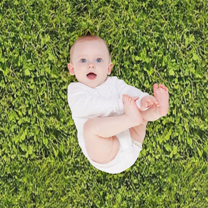 Green Grass Throw Blanket