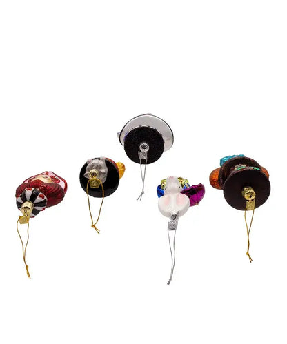 4.5-5" Noble Gems Alice Glass Character Ornament 5P